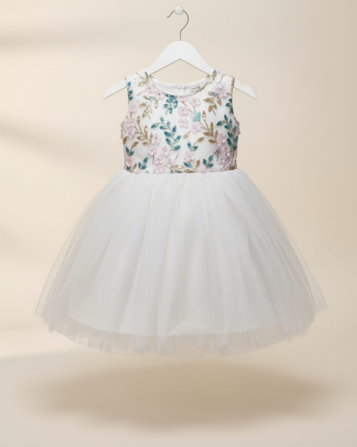 Butterfly Net Frock — Elegant Net & Lace Detailing