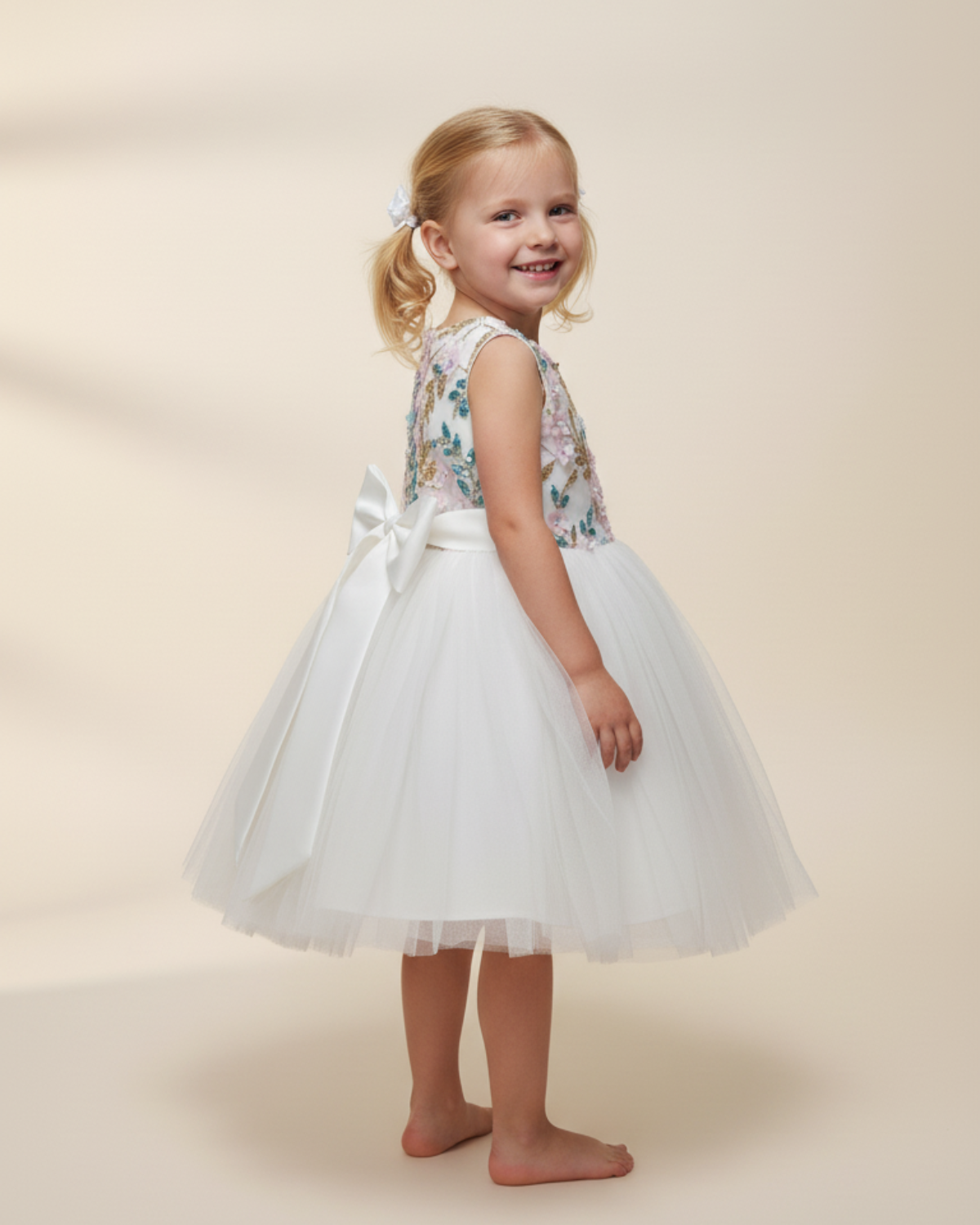 Butterfly Net Frock — Elegant Net & Lace Detailing