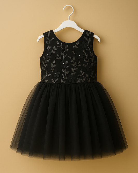 Butterfly Net Frock — Elegant Net & Lace Detailing