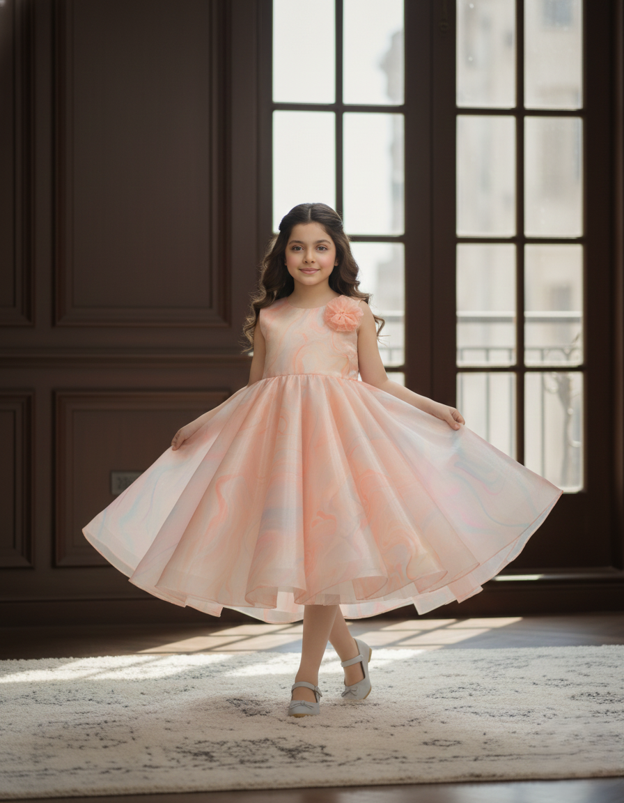 Pretty Princess Frock — Elegant Net Layering