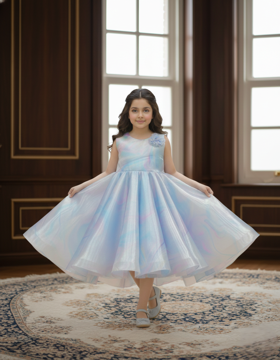Pretty Princess Frock — Elegant Net Layering