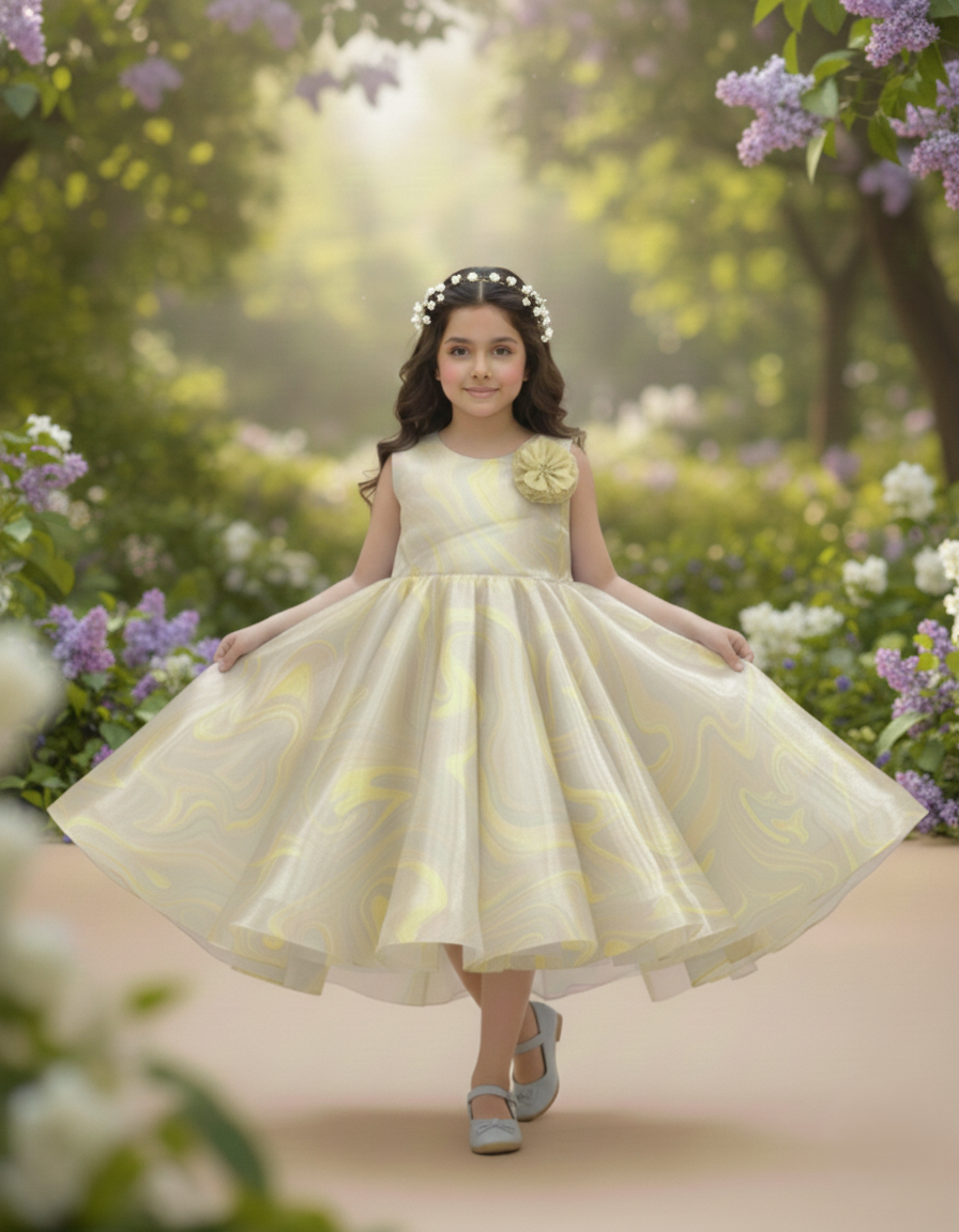 Pretty Princess Frock — Elegant Net Layering