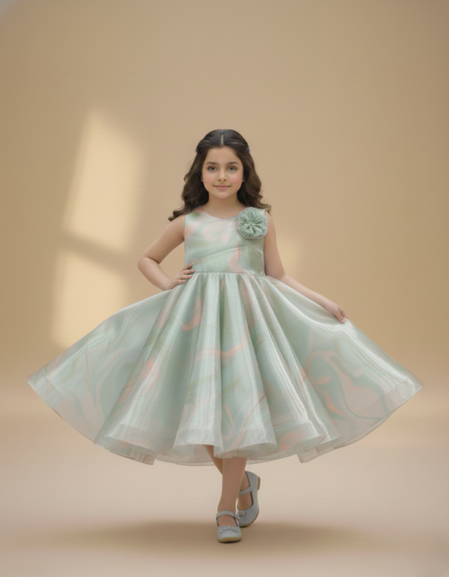 Pretty Princess Frock — Elegant Net Layering