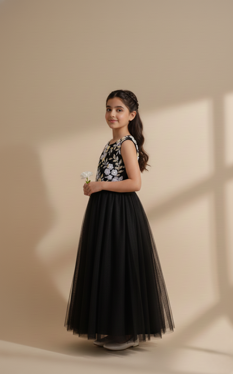 Luxe Net Frock – Affordable Luxury for Every Occasion.