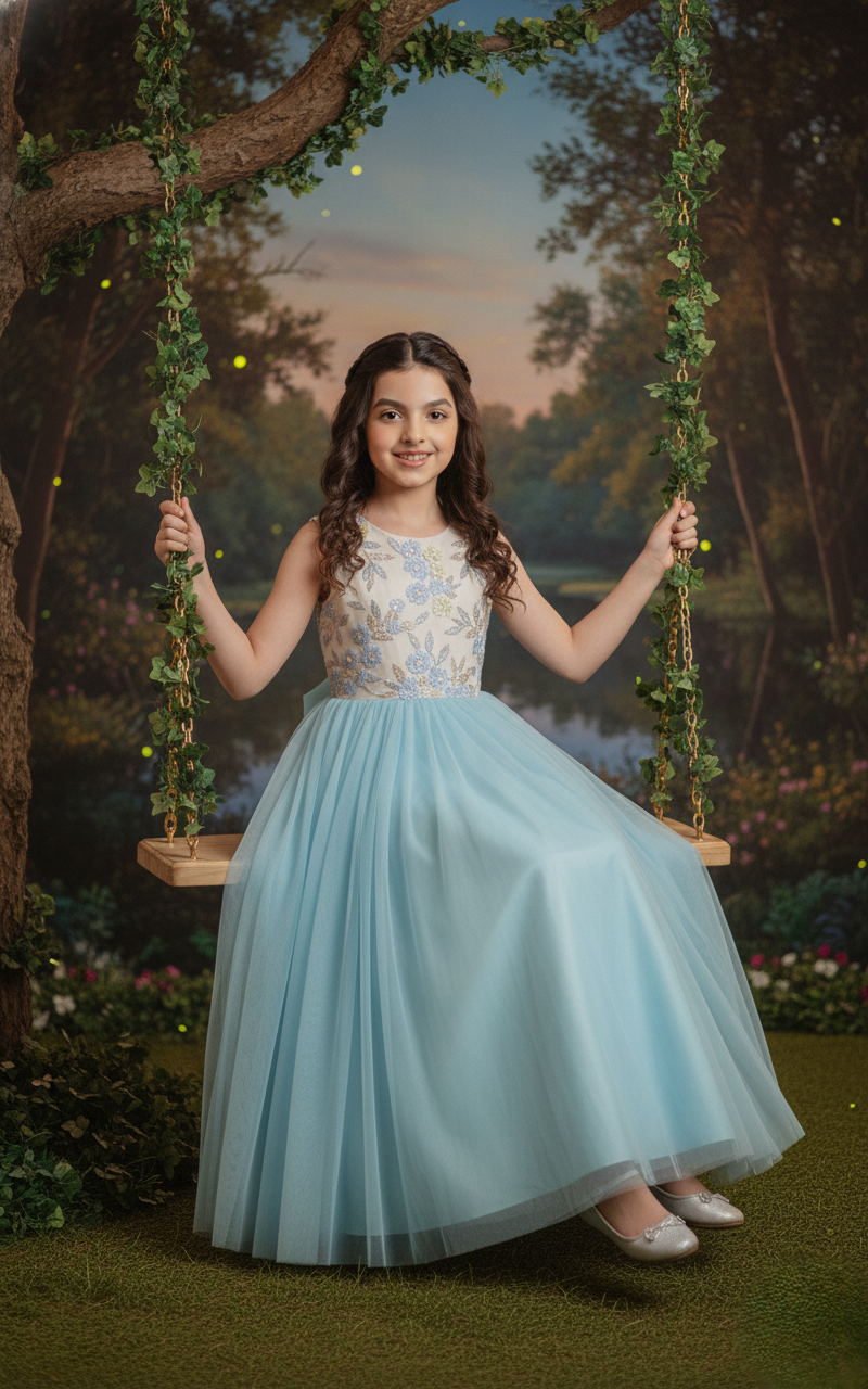 Luxe Net Frock – Affordable Luxury for Every Occasion.