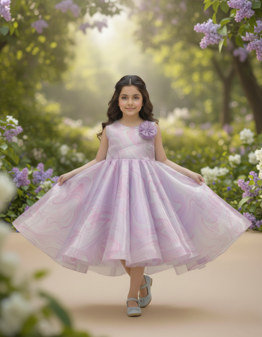 Pretty Princess Frock — Elegant Net Layering